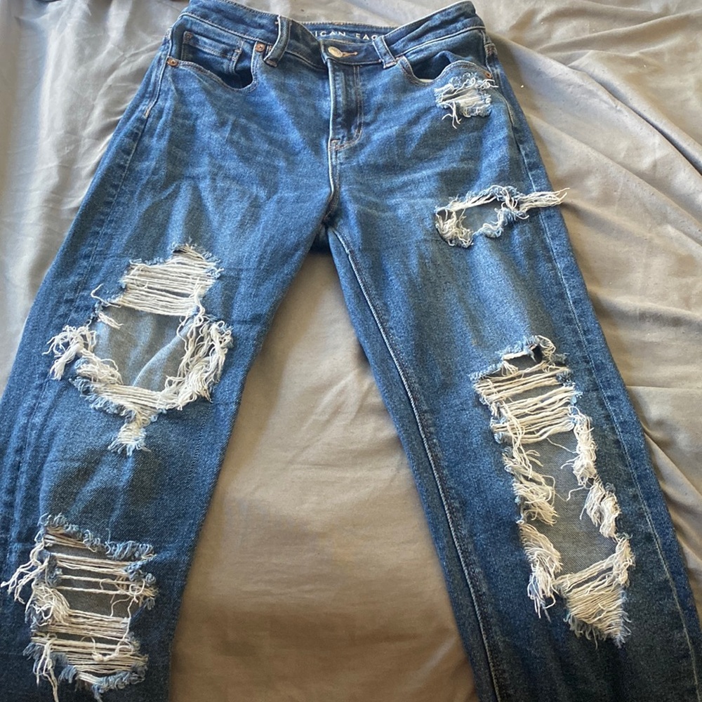American eagle mom jeans size 0